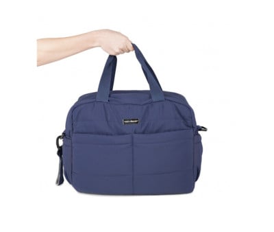 Bolsa Carro Bebé Pluméa Bleu Nuit com Muda Fraldas