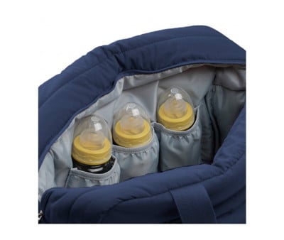 Bolsa Carro Bebé Pluméa Bleu Nuit com Muda Fraldas