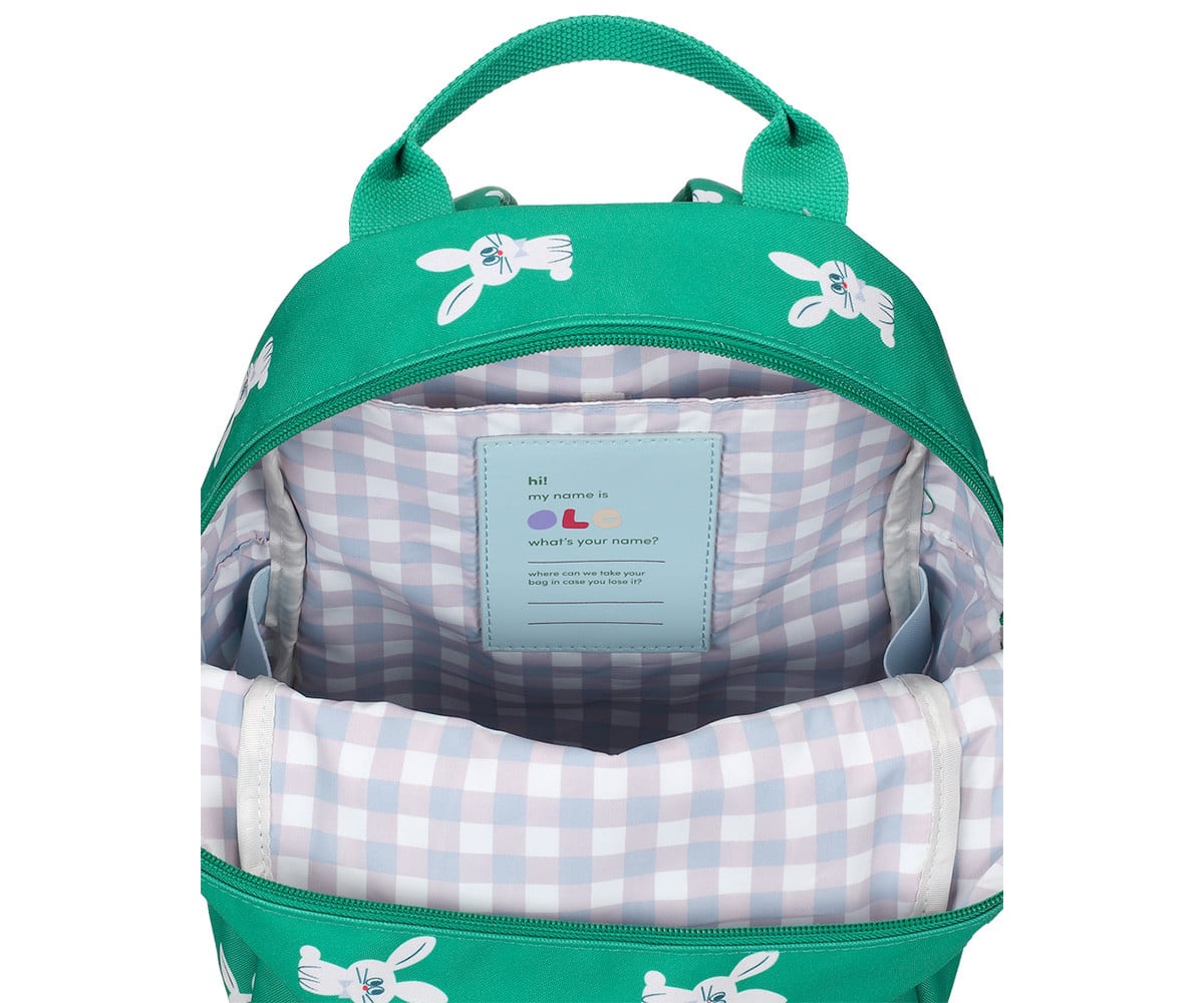 Mochila infantil pequena personalizável Bunny Anne Pascal