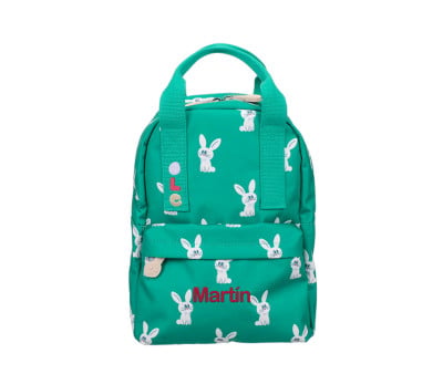 Mochila infantil pequena personalizável Bunny Anne Pascal