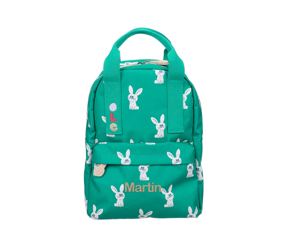 Mochila infantil pequena personalizável Bunny Anne Pascal