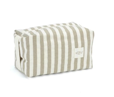Beauty Case Stripe Topo Green