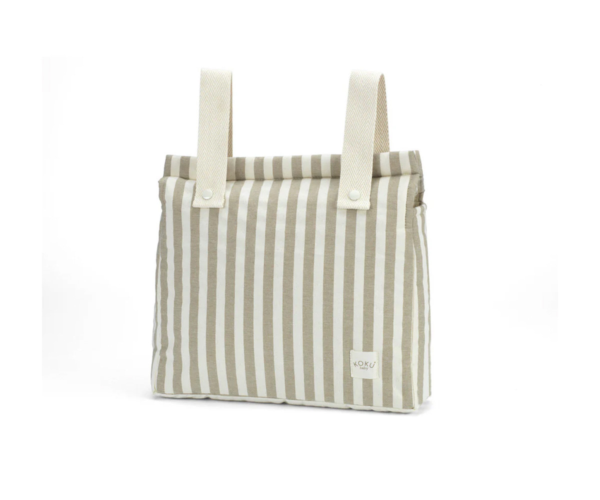 Borsa Organizer Stroller Stripe Mouse Green