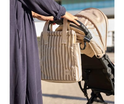 Borsa Organizer Stroller Stripe Mouse Green