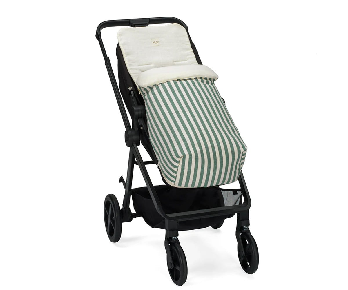 Saco Silla Paseo Stripe Green Khaki