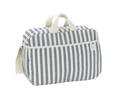Bolso Maternidad Stripe Navy Blue Personalizable