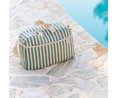 Borsa Passeggino Stripe Green Khaki