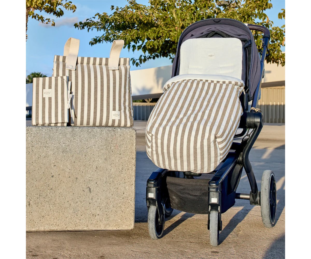 Saco Silla Paseo Stripe Topo Green