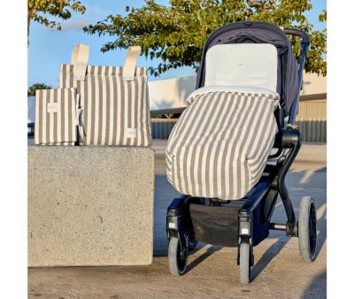 Saco Silla Paseo Stripe Topo Green