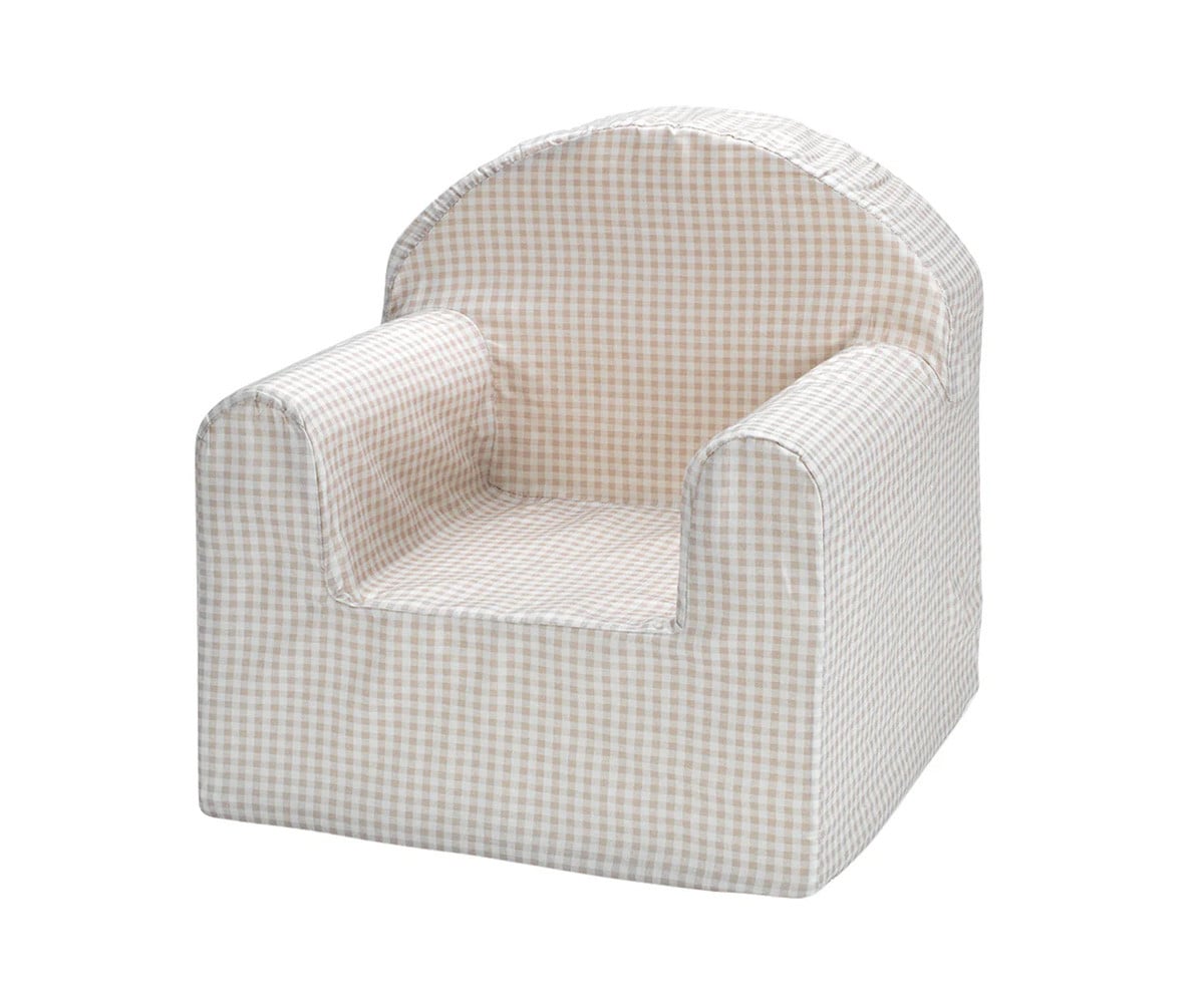Sillón Infantil Vichy Rosa Palo