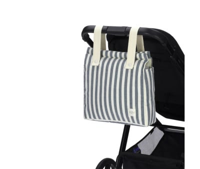 Borsa Organizer Passeggino Stripe Navy Blue