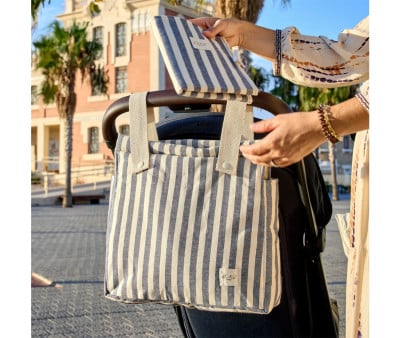 Borsa Organizer Passeggino Stripe Navy Blue