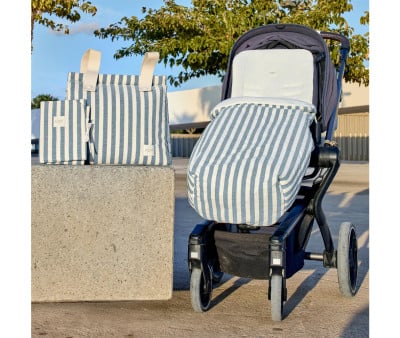 Saco Silla Paseo Stripe Navy Blue