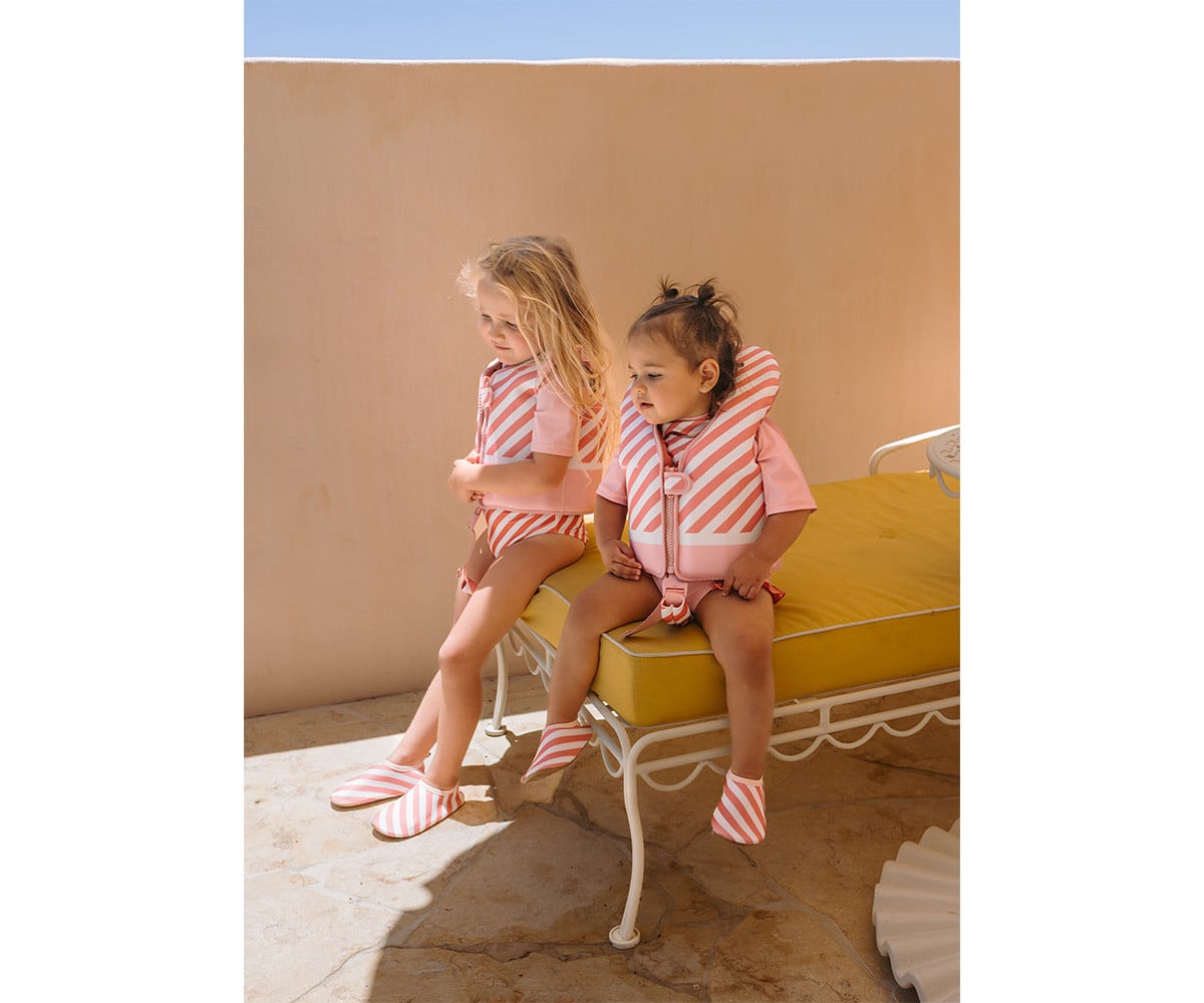 Colete flutuante Stripes Bloom & Blush Learning  1 a 2 anos