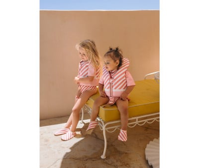 Colete flutuante Stripes Bloom & Blush Learning  1 a 2 anos