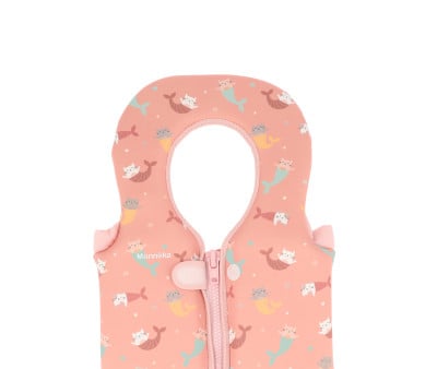 Colete Flutuador Mermaid Cats Learning 1 a 2 anos