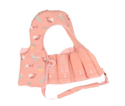 Colete Flutuador Mermaid Cats Learning 1 a 2 anos
