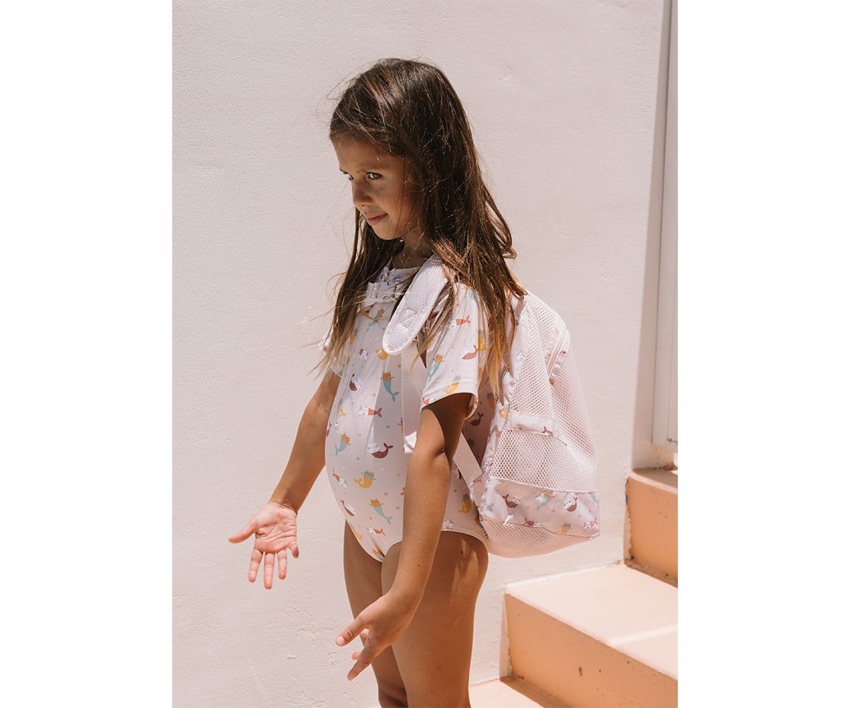 Sand Free Beach Backpack Mermaid Cats