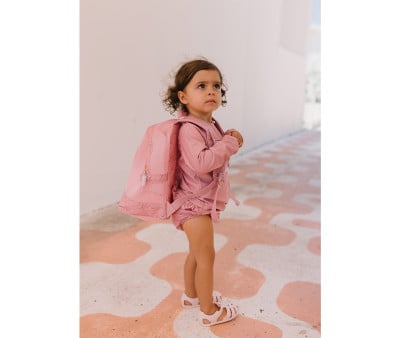 Sand Free Beach Backpack Whale Pink
