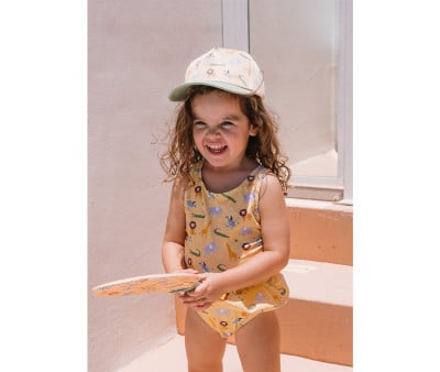 Costume Intero Incrociato con Volanti Wild Animals