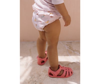 Diaper Swimsuit with Ruffles Mermaid Cats