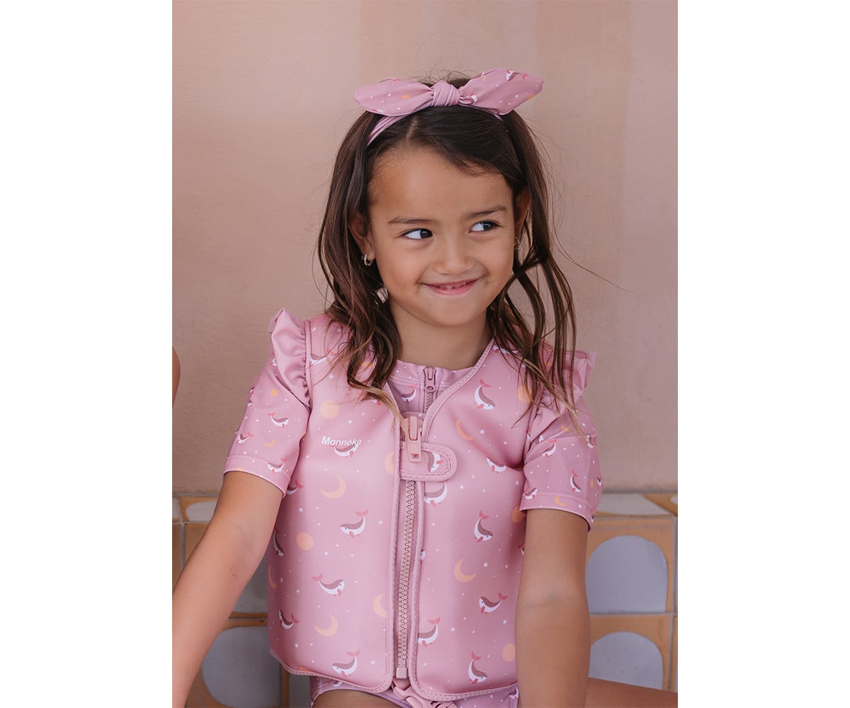Cinta de Pelo Stripes Bloom & Blush