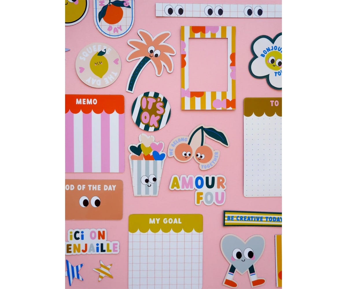 Aimants « Les Petits Moods » par Taxi Brousse