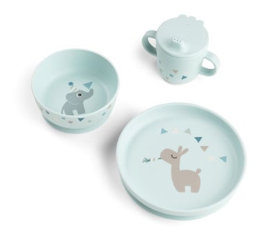 Vajilla Foodie con Ventosa  Celebration Blue