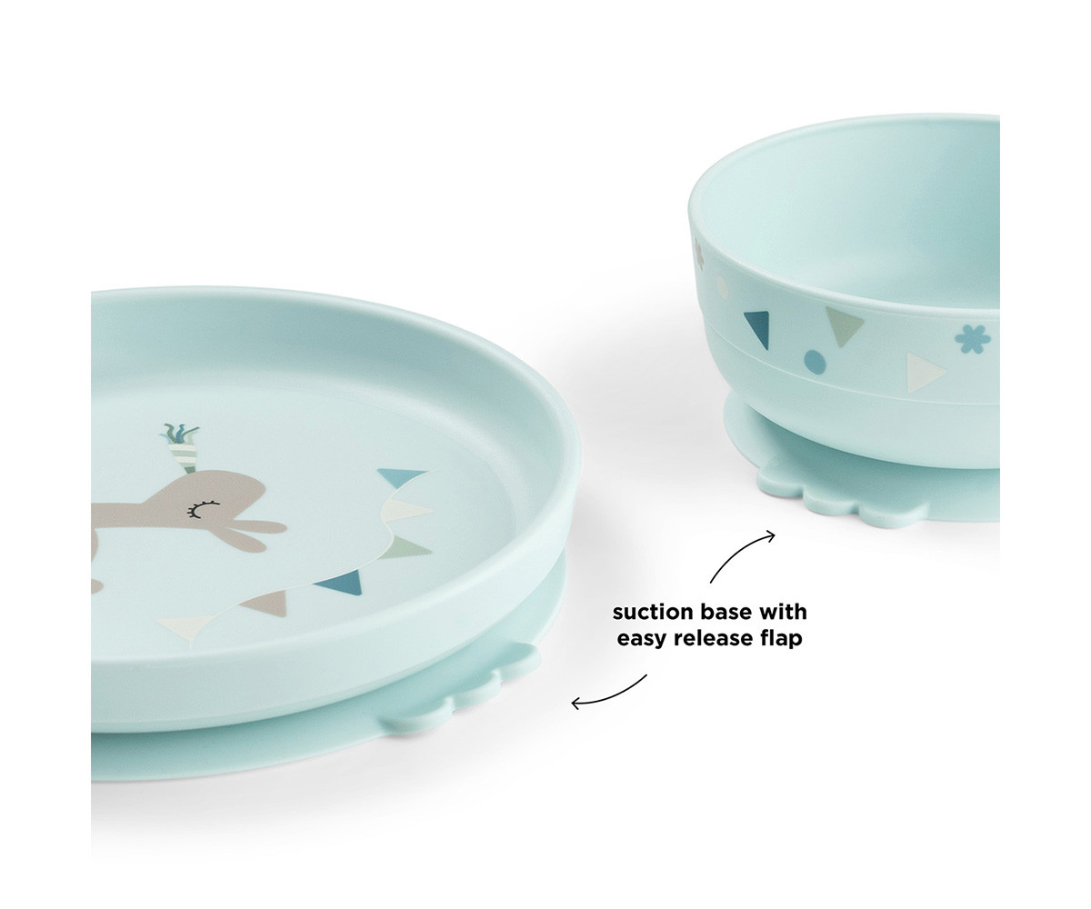 Vaisselle Foodie avec Ventouse Celebration Blue