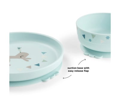 Vaisselle Foodie avec Ventouse Celebration Blue