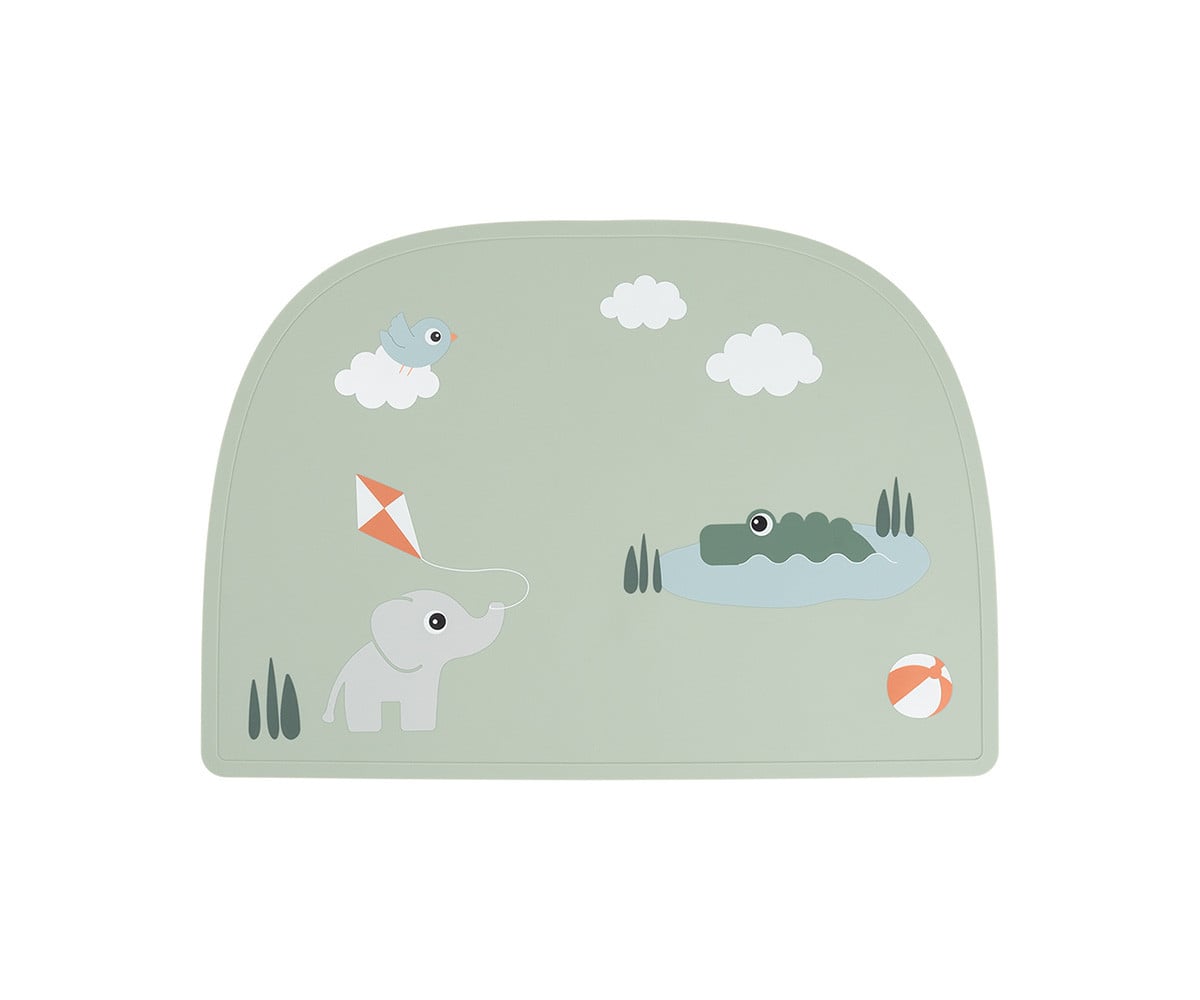 Set de Table en Silicone Playground Green