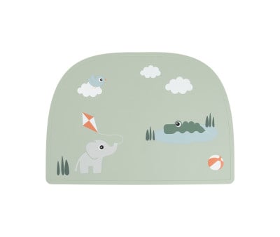 Tovaglietta Silicone Playground Green