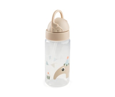 Botella Plástico con Pajita Celebration Sand 350ml