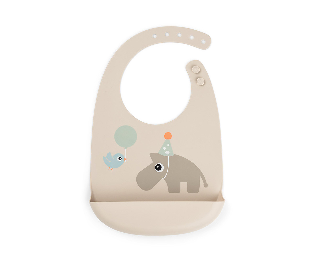 Silicone Bib Celebration Sand