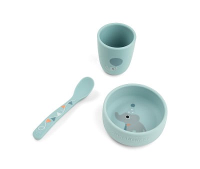 Conjunto de utensílios de mesa Stick & Stay Celebration Blue 