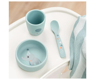 Conjunto de utensílios de mesa Stick & Stay Celebration Blue