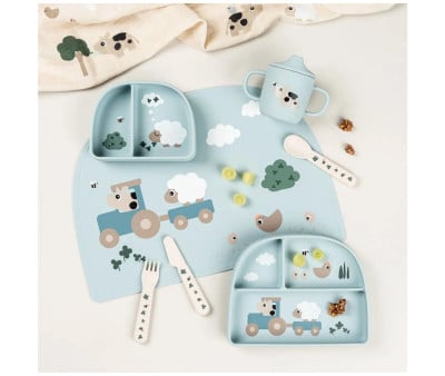 Training Cup Tiny Farm Blue