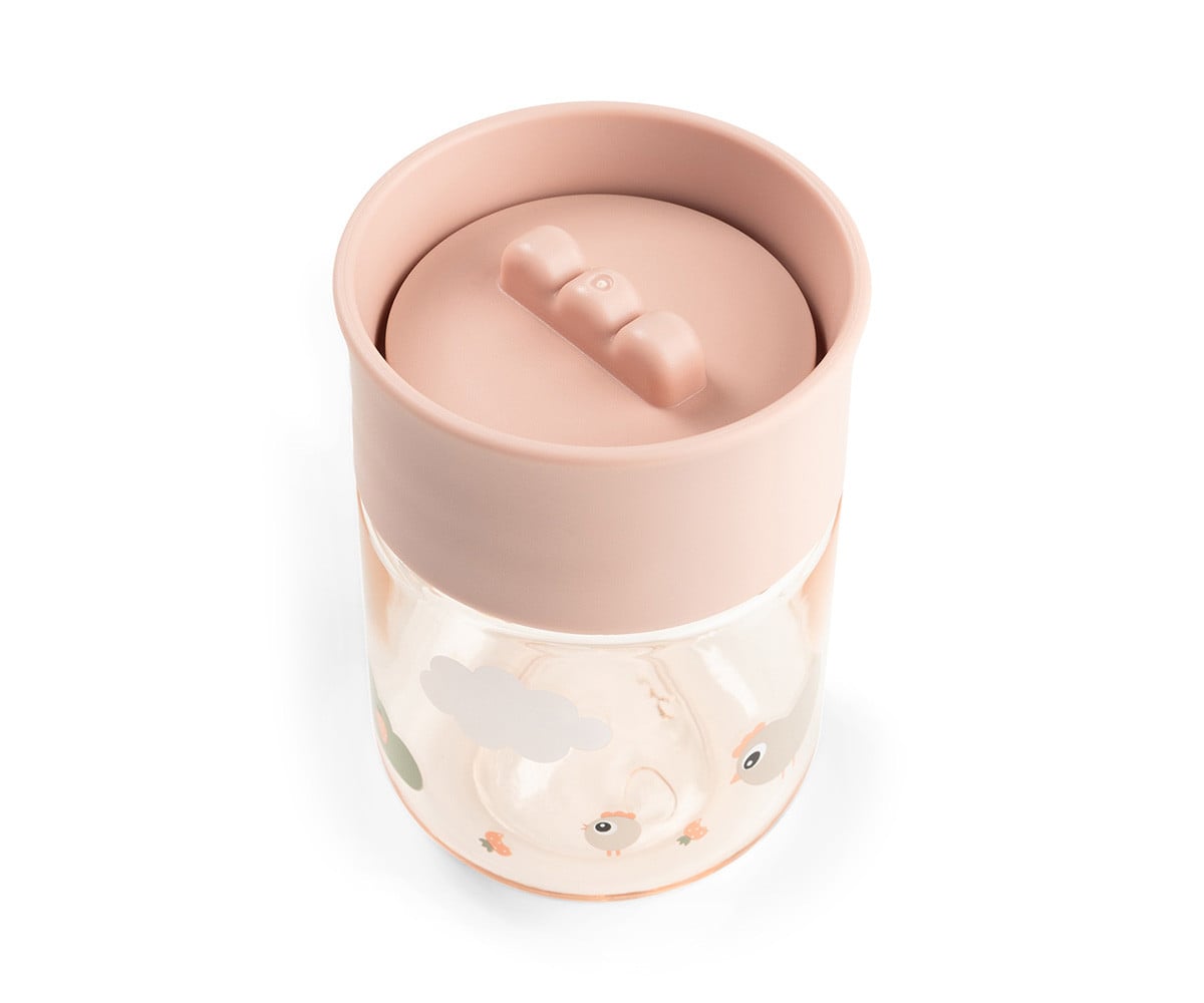 Copo de aprendizagem Tiny Farm Powder 360°