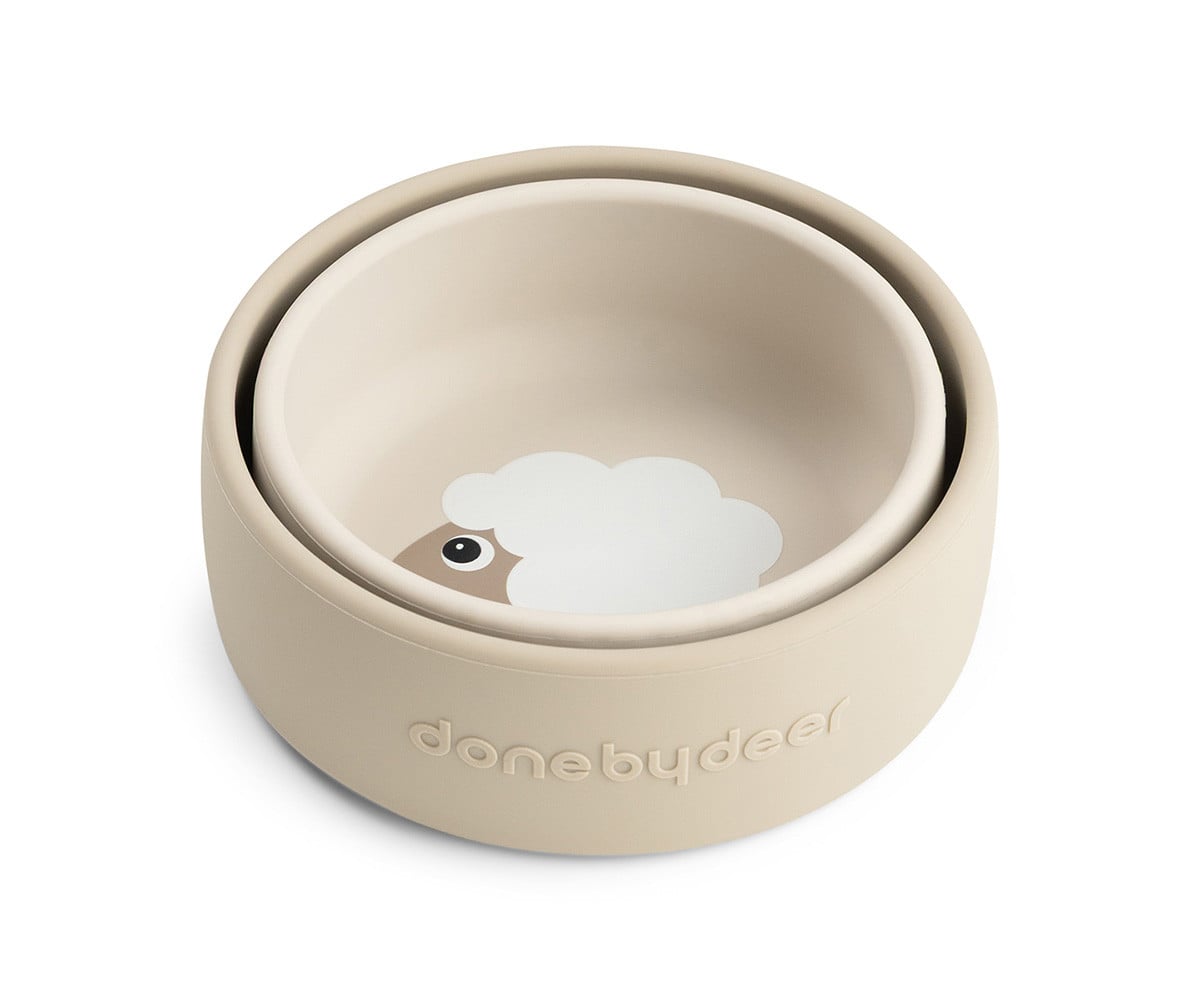 Conjunto de 2 taças de silicone Sheepy Sand