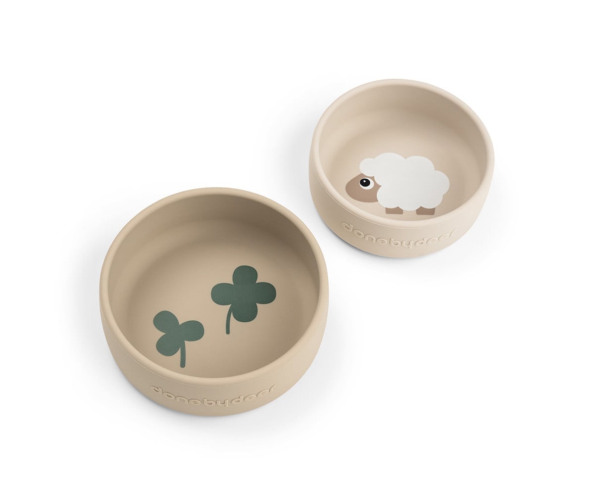 Conjunto de 2 taças de silicone Sheepy Sand