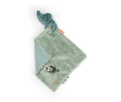 Doudou Portaciuccio Elphee Blue Personalizzabile