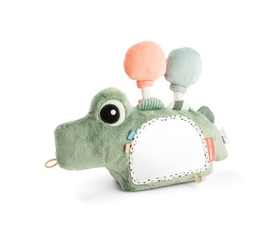 Tummy Time Sensory Mirror Croco Green 