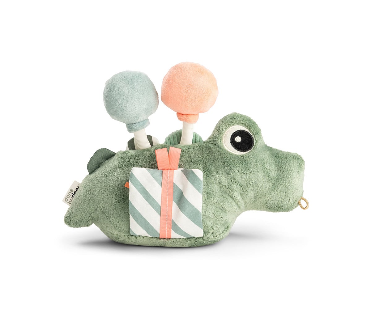 Specchio Tummy Time con Attività Sensoriali Croco Green