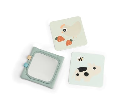 Portacard con Specchio Tiny Farm Green