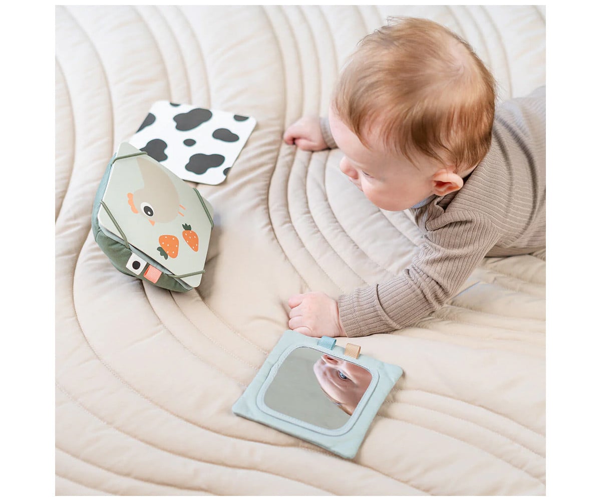 Portacard con Specchio Tiny Farm Green