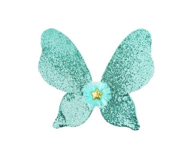 Asas de borboleta Azul Turquesa 