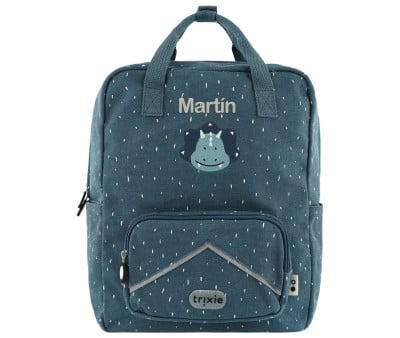 Large Personalized School Backpack Mr. Shark