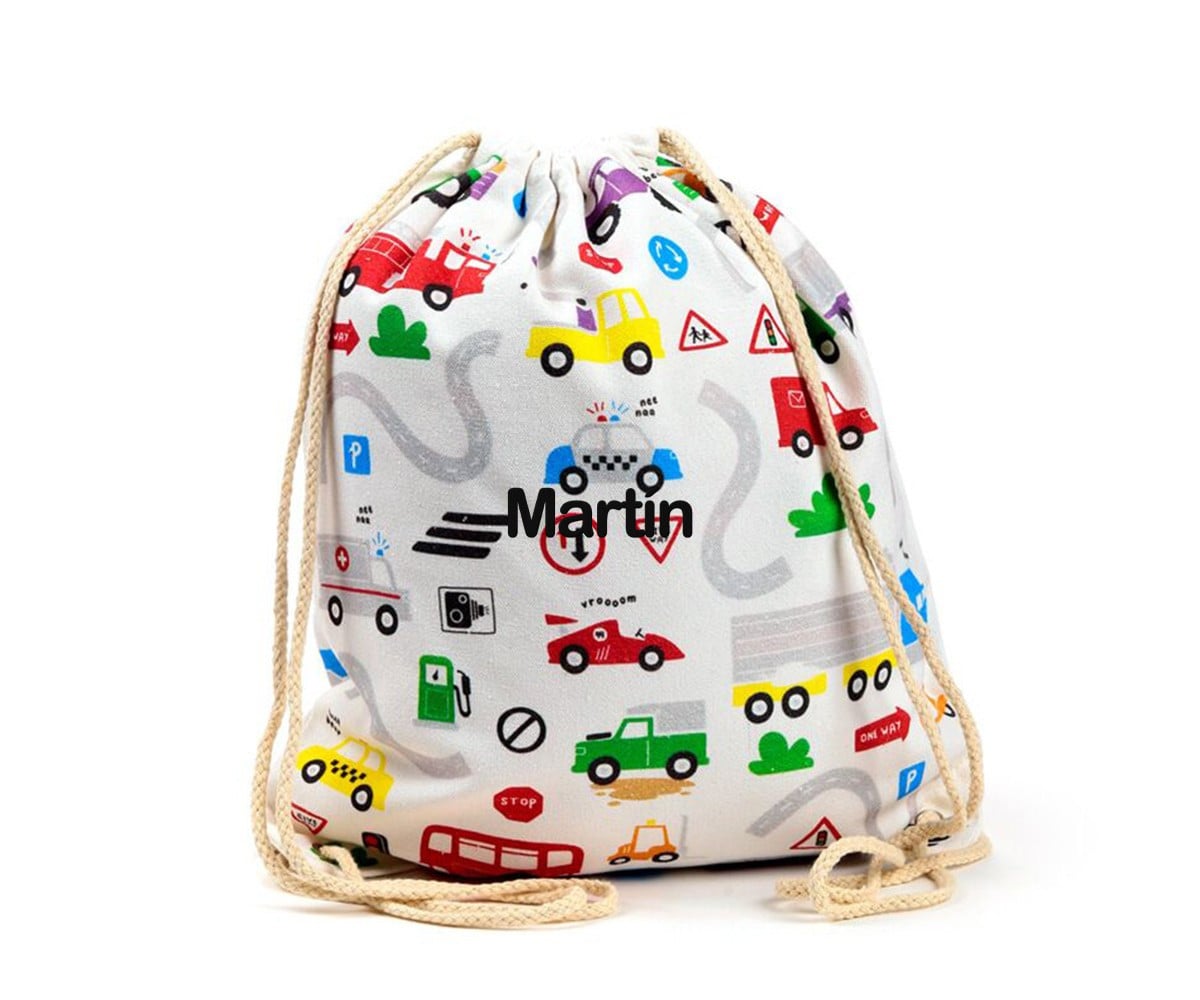 Mochila personalizável Carros Little Motors