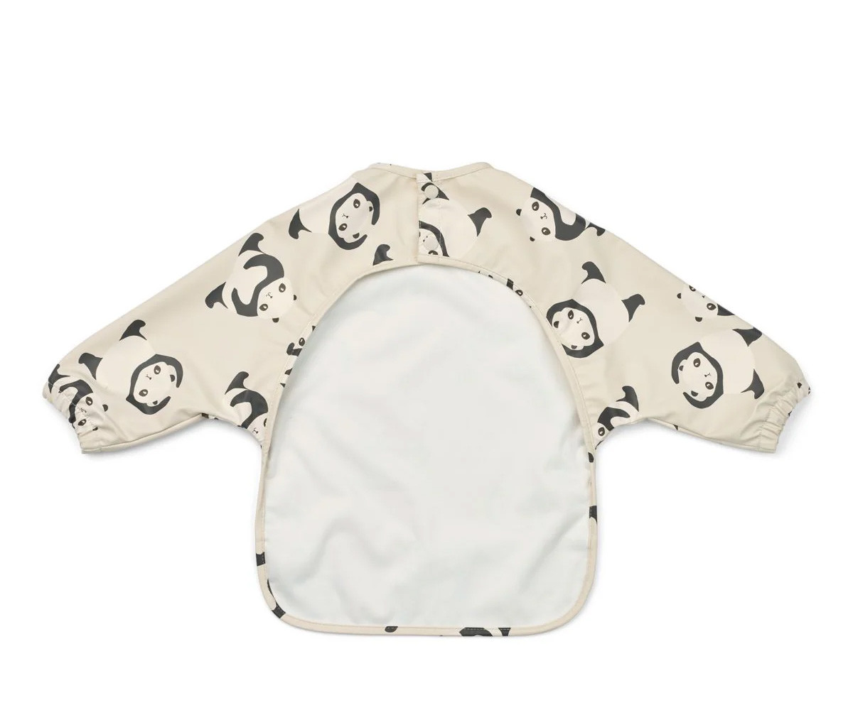 Long Sleeved Bib Merle Panda/Sandy