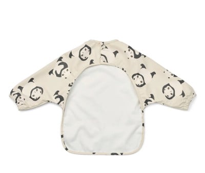 Long Sleeved Bib Merle Panda/Sandy